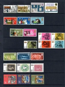 GB QEII MNH 1970 JUEGOS DE AÑO COMPLETO - Imagen 1 de 1