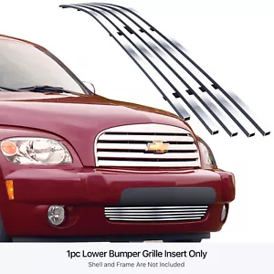 Se adapta a Chevy HHR 2006-2011 parachoques acero inoxidable pulido inserto de parrilla - Imagen 1 de 7
