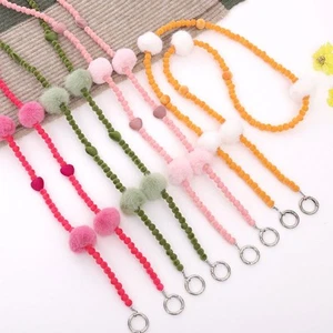 Handmade Beaded Phone Lanyard Autumn/Winter Phone Accessories - Photo 1 sur 12