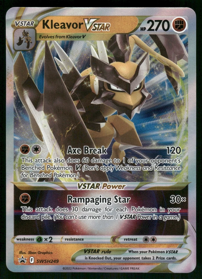 Kleavor VSTAR #SWSH249 Pokemon SWSH: Sword & Shield Promo Cards NM/LP - Image 1 of 2