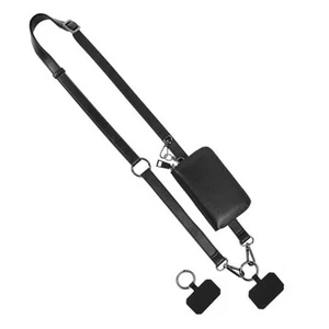 Cell Phone Lanyard Strap Crossbody Clip and Go Strap for Phone with Wallet - Zdjęcie 1 z 7