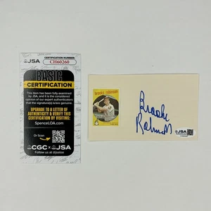 Brooks Robinson Autograph Signed 3X5 Index Card Baltimore Orioles HOF JSA COA - Picture 1 of 4