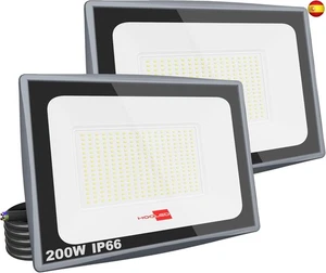 Focos LED Exterior 200W, 20000ml, 6500K, haz de 120°, Foco Proyector LED IP65   - Imagen 1 de 7