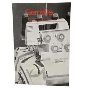 Bernette Overlocker Bedienungsanleitung Modelle 334DS 334S von Bernina - Bild 1 von 6