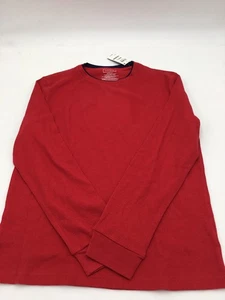 Club Room Men's Waffle Pajama TShirt Jester Red Small - Picture 1 of 1