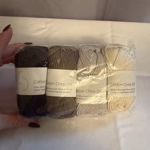 Lila Soho Baumwolle Chirp Dk Gewicht Minis 100% peruanische Pima Baumwolle 4 Knäuel Garn - Bild 1 von 11