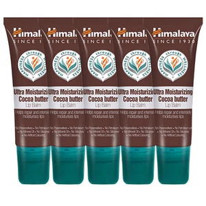 Himalaya Cocoa Butter Lip Balm Prevents Moisture Drying Chapping Repair 5Pack - Picture 1 of 11