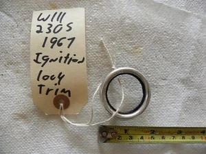 Mercedes Benz W110 W111 W112 W113 Pagoda Ignition Lock Chrome Trim - Picture 1 of 4