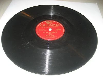 DINAH SHORE TILL MY SHIP COMES IN / LOVER'S GOLD 10" 78 Columbia 38509 1949 — 第 1/2 张图片