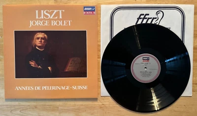 DUTCH LP 33 JORGE BOLET LISZT (Années de Pèlerinage - Suisse). Foto 1 de 2