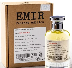Just Bergamot Emir Factory Edition 100ml Unisex EDP Fragrance by Paris Corner - Picture 1 of 3