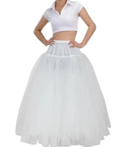 HBH Brautmode Unterrock Princess 3-lagig ohne Ringe, Umfang ca.220cm ,3 Farben - Bild 1 von 4