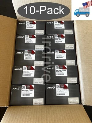 10-Pack: AMD Wraith Stealth 712-000071 REV:B 4pin PWM Fan Socket AM4 CPU Cooler - Image 1 of 4