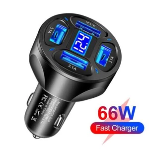Car Fast Charger 4USB Ports 3.1A Universal Socket Adapter For iphone UK - Picture 1 of 14