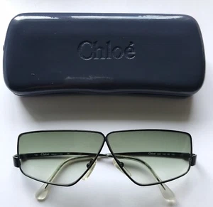 Chloe Lunettes Sunglasses Blue Unisex Mod. 85S 63mm Authentic   - Picture 1 of 9