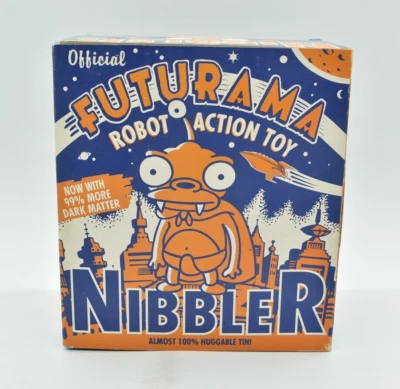 Futurama - NIBBLER TIN WIND UP TOY, 2000, Rocket USA, SEALED, NEW! - Image 1 of 4