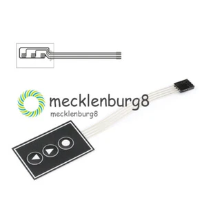 1x3 Matrix Array 3Key 1*3 Keys Membrane Switch Keypad Keyboard 36X55mm New - Bild 1 von 7