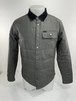 BRIXTON - Canvas Denim Collar Snap Quilted Work Ranch S Jacket - EXCELLENT - Image 1 of 4
