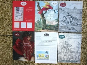 Lot 6 catalogues ventes aux enchères Drouot. Audap-Mirabaud. Estampes, livres - Imagen 1 de 9