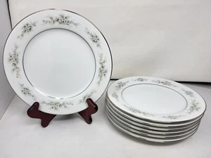 7 Noritake 3080 Melissa 8.25" Salad Plates - Picture 1 of 4