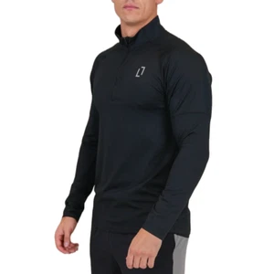 Bulletto Formation 1/4 Zip Tracktop Black Men - Picture 1 of 1