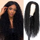 1 Set Hair Lace Front Wig Black Long Curly Wavy Hairline Wigs Pre plucked