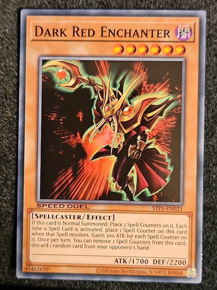 STP5-EN021 Dark Red Enchanter NM Common Speed Duel Tournament Pack 5 - Image 1 of 1