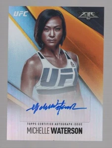 Michelle Waterson 2017 Topps UFC FIRE AUTÓGRAFO AUTOMÁTICO #160/199 **KARATE HOTTIE** - Imagen 1 de 2