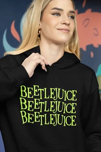 BEETLEJUICE HOODIE - Unisex - S bis 5XL - HALLOWEEN HORRORFILM LUSTIG 80er GESCHENK - Bild 1 von 4
