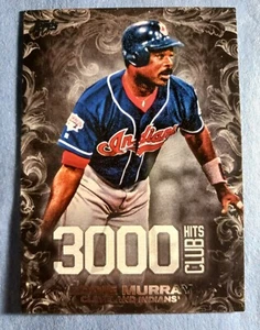 2016 Topps Update 3000 Hit Club Eddie Murray Cleveland Indians #3000H-8 - Picture 1 of 2