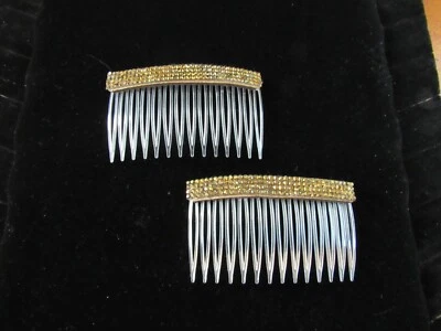 Set of 4 Rhinestone Haircombs - Image 1 of 4