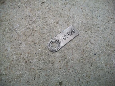 1968 Pontiac GTO Judge редкая Muncie 4 скорости коробка передач M20 запчасти ярлык 9793329 - Изображение 1 из 3