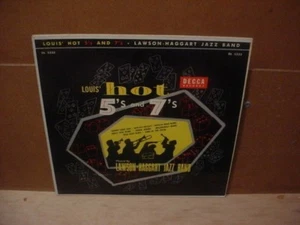 LAWSON-HAGGART JAZZ BAND Loui's Hot 5's & 7's DECCA 10 INCH JAZZ LP - Imagen 1 de 1