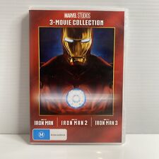 Iron Man | Triple Pack 1, 2 & 3 (Box Set, DVD, 2018) MARVEL Region 4 PAL