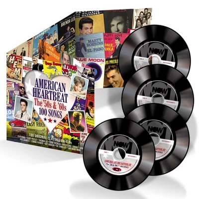Various Artists American Heartbeart: The '50s & '60s - 100 Songs (CD) Album - Image 1 of 2