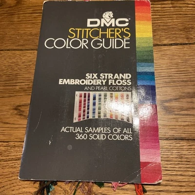DMC Stitcher's Color Guide 360 Six Strand Embroidery Floss Samples - Image 1 of 4