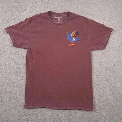 Camisa Kelloggs Froot Loops Para Hombres Mediana Borgoña Tucán Sam Gráfico Cereal Foto 1 de 4