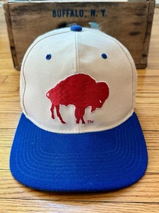 Vintage 90s Buffalo Bills AFC Starter Retro NFL Football Snapback Hat Cap Wool - Bild 1 von 10