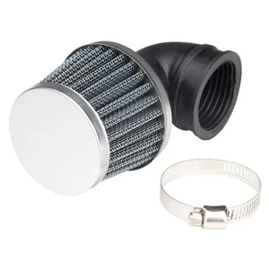 Sportluftfilter 35mm 90° Bogen für DollOrto/Mikuni Vergaser 12mm 17,5mm - Bild 1 von 6