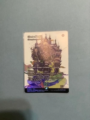 Magic the Gathering Final Fantasy Giant of Babil Foil Card - Image 1 of 2