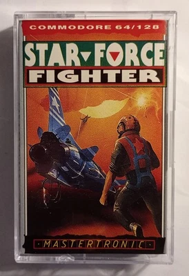 STAR FORCE FIGHTER - Mastertronic - Commodore 64 C64 C128 - TESTED See photos - Image 1 of 4