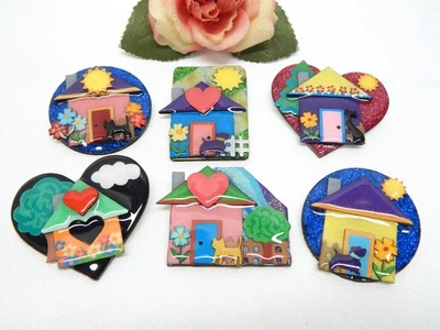 PINS DE CASA ECO Y HARA ACCESORIOS DE MODA ARTESANALES BROCHES JOYERÍA DE MODA Foto 1 de 4