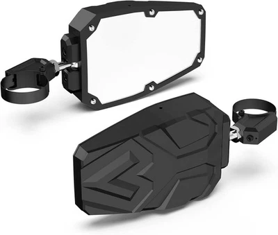 UTV Side Mirrors with 1.65" -2" Roll Bar, TXZSXS RZR black  - Image 1 of 4
