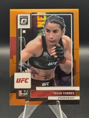 Tecia Torres 2023 Panini Donruss Optic UFC Orange Prizm /49 - Image 1 of 2