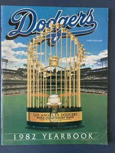 1982 LA Dodger Yearbook (EX) - Picture 1 of 1