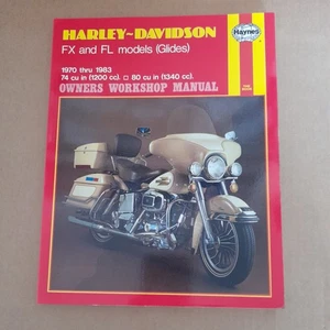 Harley Davidson Glides Service Repair Shop Manual 1970-83 Haynes 703 sh48 - Picture 1 of 6
