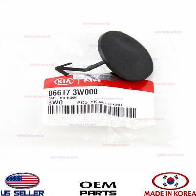 Cubierta de tapa de ojo de gancho de remolque para parachoques trasero genuino OEM KIA Sportage 2011-2016 Foto 1 de 4