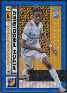 2022 Topps Chrome MLS Kevin Cabral Rookie Pitch Prodigies Blue Wave /199 #172 - Picture 1 of 2