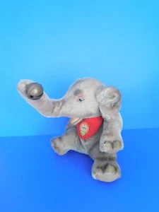 STEIFF PELUCHE CIRQUE OU ANIMAUX / RARE ELEPHANT TRES ANCIEN EN BEL ETAT - Picture 1 of 12