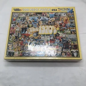 White Mountain 1000 Piece Jigsaw Puzzle THE 1970'S New Sealed 24”x30” # 478S - Picture 1 of 7